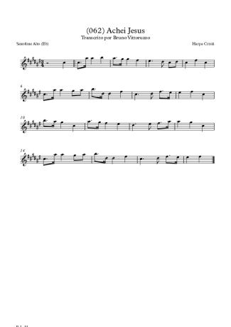 Harpa Cristã  score for Alto Saxophone