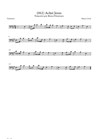 Harpa Cristã  score for Cello