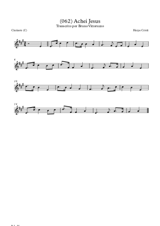 Harpa Cristã  score for Clarinet (C)