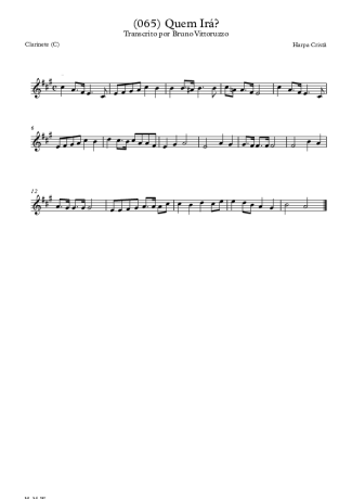 Harpa Cristã  score for Clarinet (C)