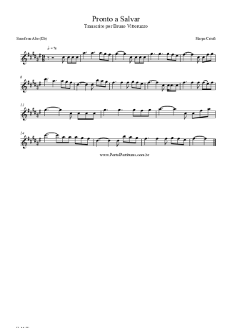 Harpa Cristã  score for Alto Saxophone