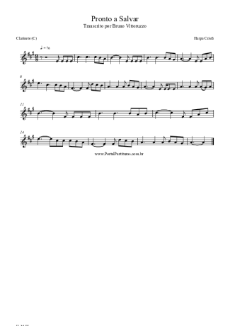 Harpa Cristã  score for Clarinet (C)