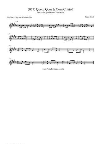 Harpa Cristã  score for Clarinet (Bb)