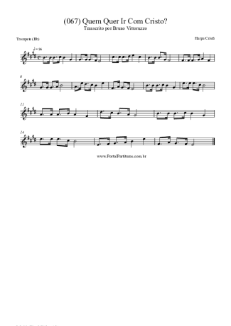 Harpa Cristã  score for Trumpet