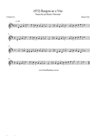 Harpa Cristã  score for Clarinet (C)