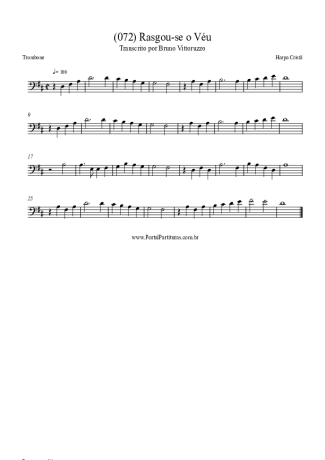 Harpa Cristã  score for Trombone