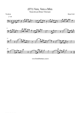 Harpa Cristã  score for Trombone