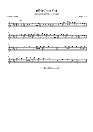 Harpa Cristã  score for Alto Saxophone