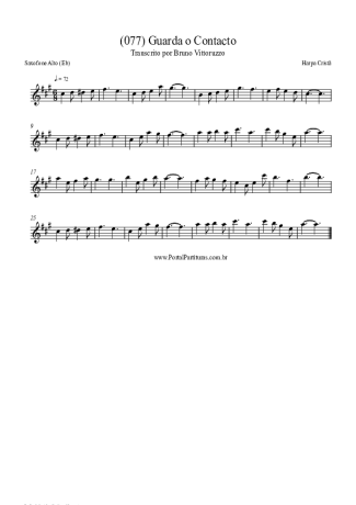 Harpa Cristã  score for Alto Saxophone