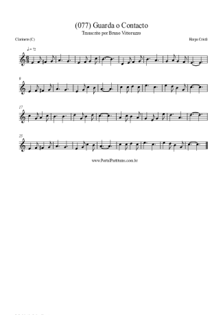 Harpa Cristã  score for Clarinet (C)