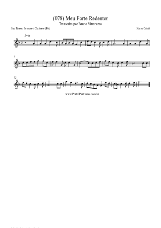 Harpa Cristã  score for Tenor Saxophone Soprano (Bb)