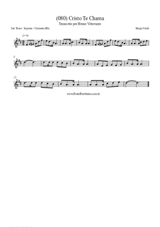 Harpa Cristã  score for Clarinet (Bb)