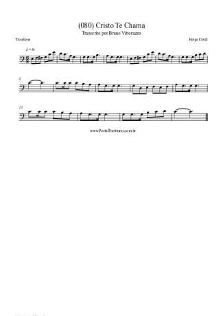 Harpa Cristã  score for Trombone