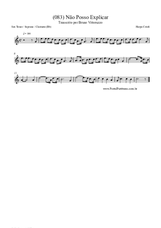 Harpa Cristã  score for Tenor Saxophone Soprano (Bb)