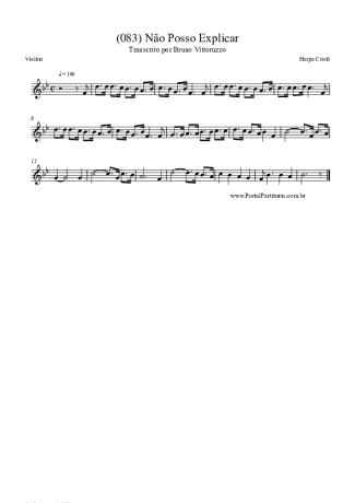 Harpa Cristã  score for Violin