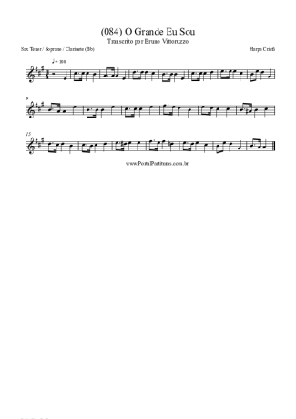 Harpa Cristã  score for Tenor Saxophone Soprano (Bb)