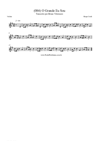 Harpa Cristã  score for Violin