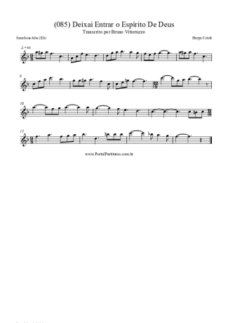 Harpa Cristã  score for Alto Saxophone