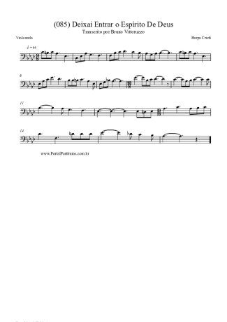 Harpa Cristã  score for Cello