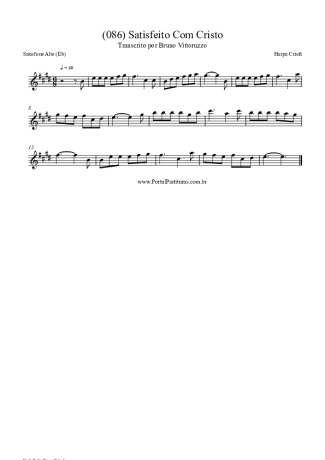 Harpa Cristã  score for Alto Saxophone