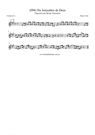 Harpa Cristã  score for Clarinet (C)