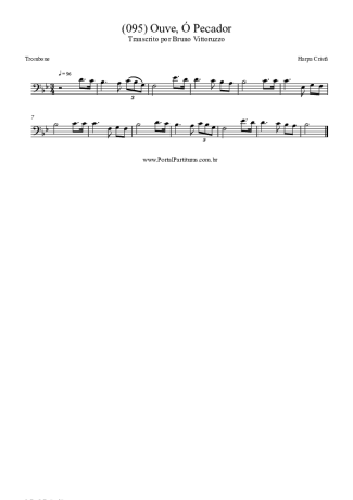 Harpa Cristã  score for Trombone