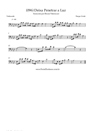 Harpa Cristã  score for Cello