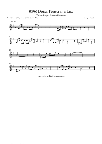 Harpa Cristã  score for Clarinet (Bb)