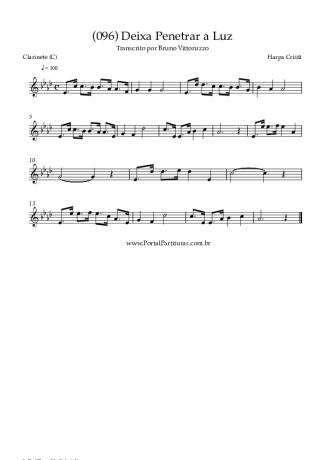 Harpa Cristã  score for Clarinet (C)