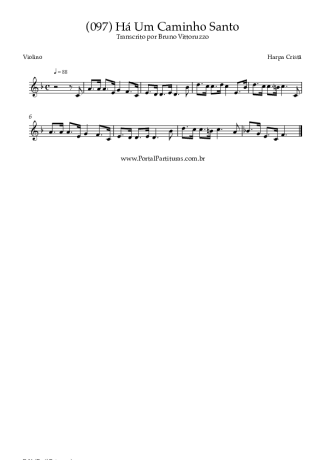 Harpa Cristã  score for Violin