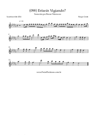 Harpa Cristã  score for Alto Saxophone