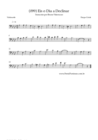 Harpa Cristã  score for Cello