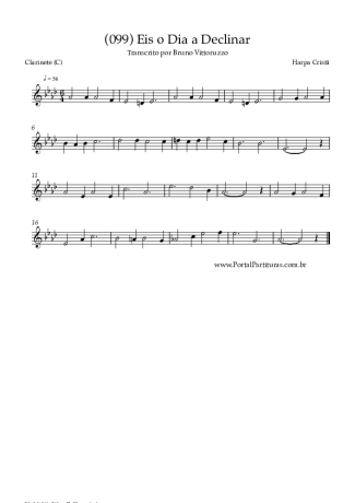 Harpa Cristã  score for Clarinet (C)