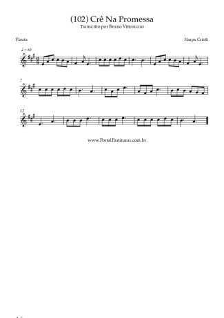 Harpa Cristã  score for Flute