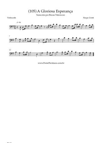 Harpa Cristã  score for Cello