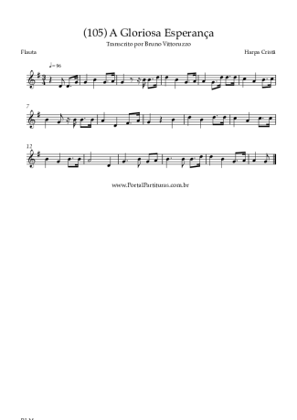 Harpa Cristã  score for Flute