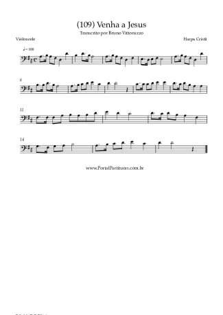 Harpa Cristã  score for Cello