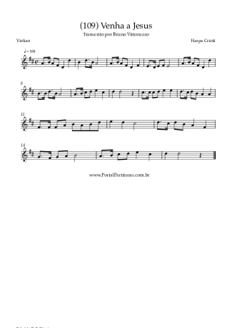 Harpa Cristã  score for Violin