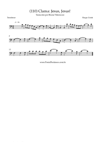 Harpa Cristã  score for Trombone