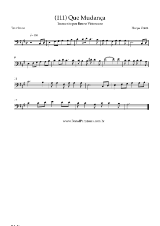 Harpa Cristã  score for Trombone