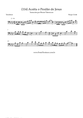 Harpa Cristã  score for Trombone