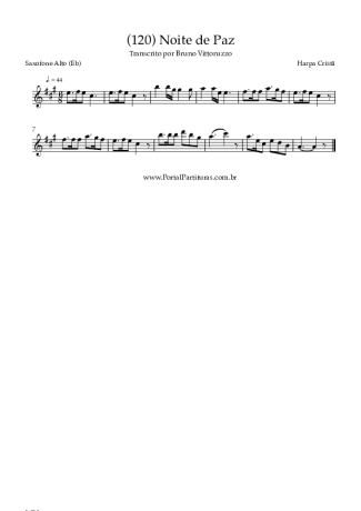 Harpa Cristã  score for Alto Saxophone