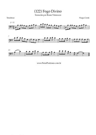 Harpa Cristã  score for Trombone