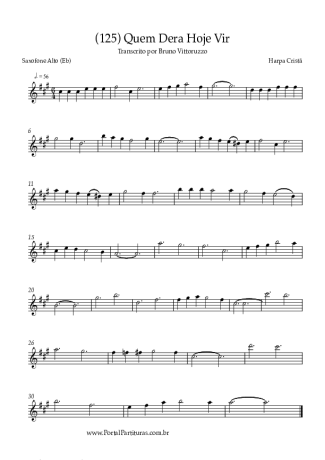 Harpa Cristã  score for Alto Saxophone