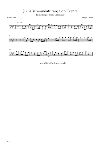 Harpa Cristã  score for Cello