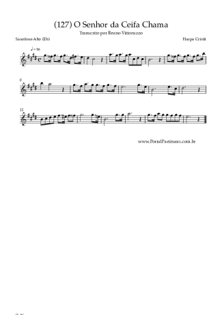 Harpa Cristã  score for Alto Saxophone