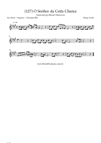 Harpa Cristã  score for Tenor Saxophone Soprano (Bb)