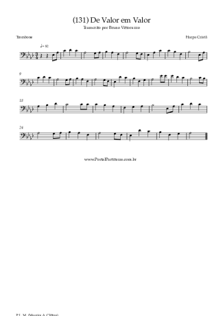 Harpa Cristã  score for Trombone