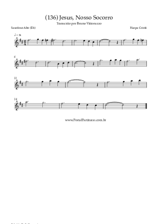 Harpa Cristã  score for Alto Saxophone