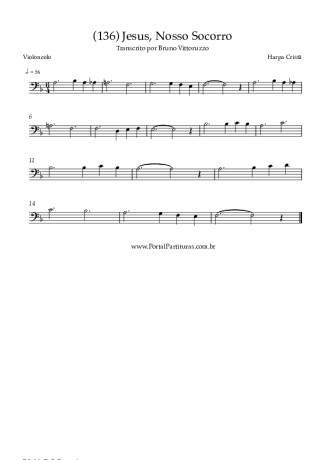 Harpa Cristã  score for Cello